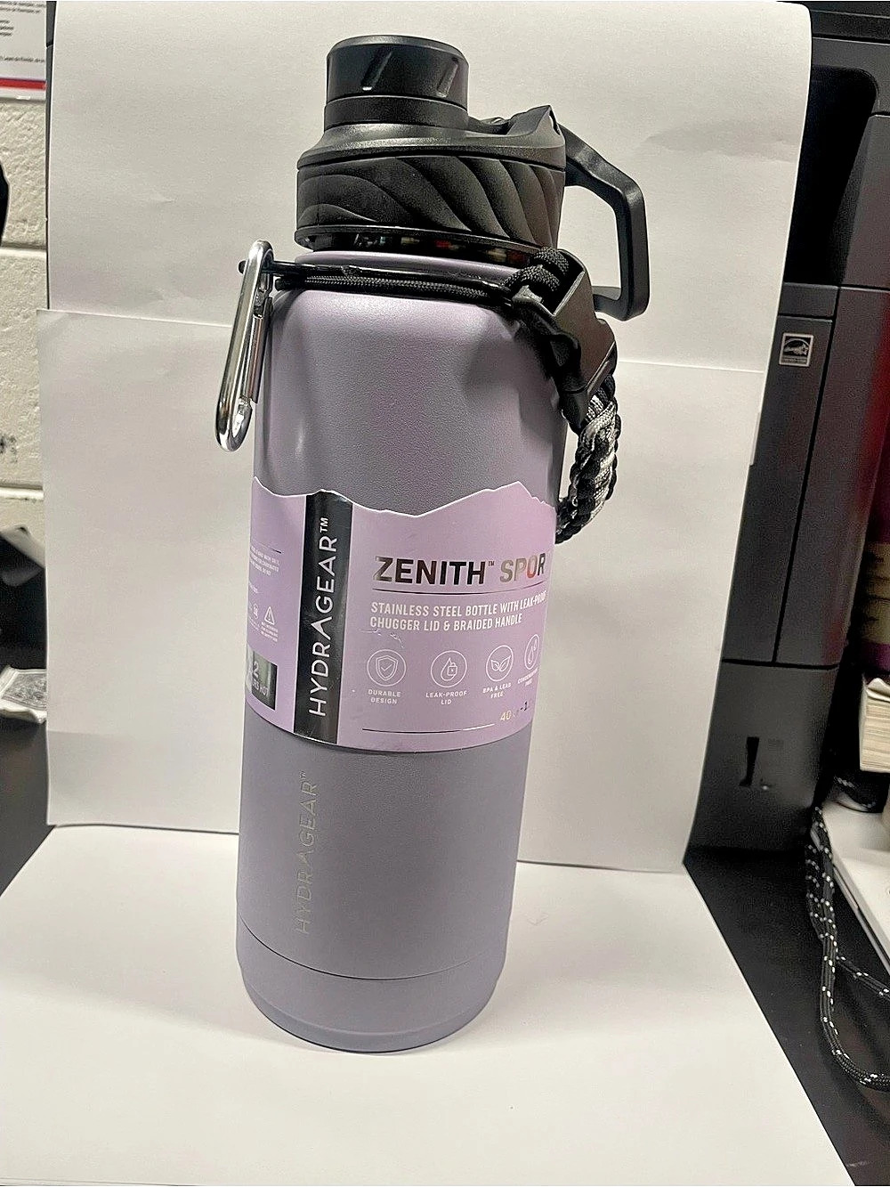 HydraGear Zenith Sport 40 oz Water in Purple New.